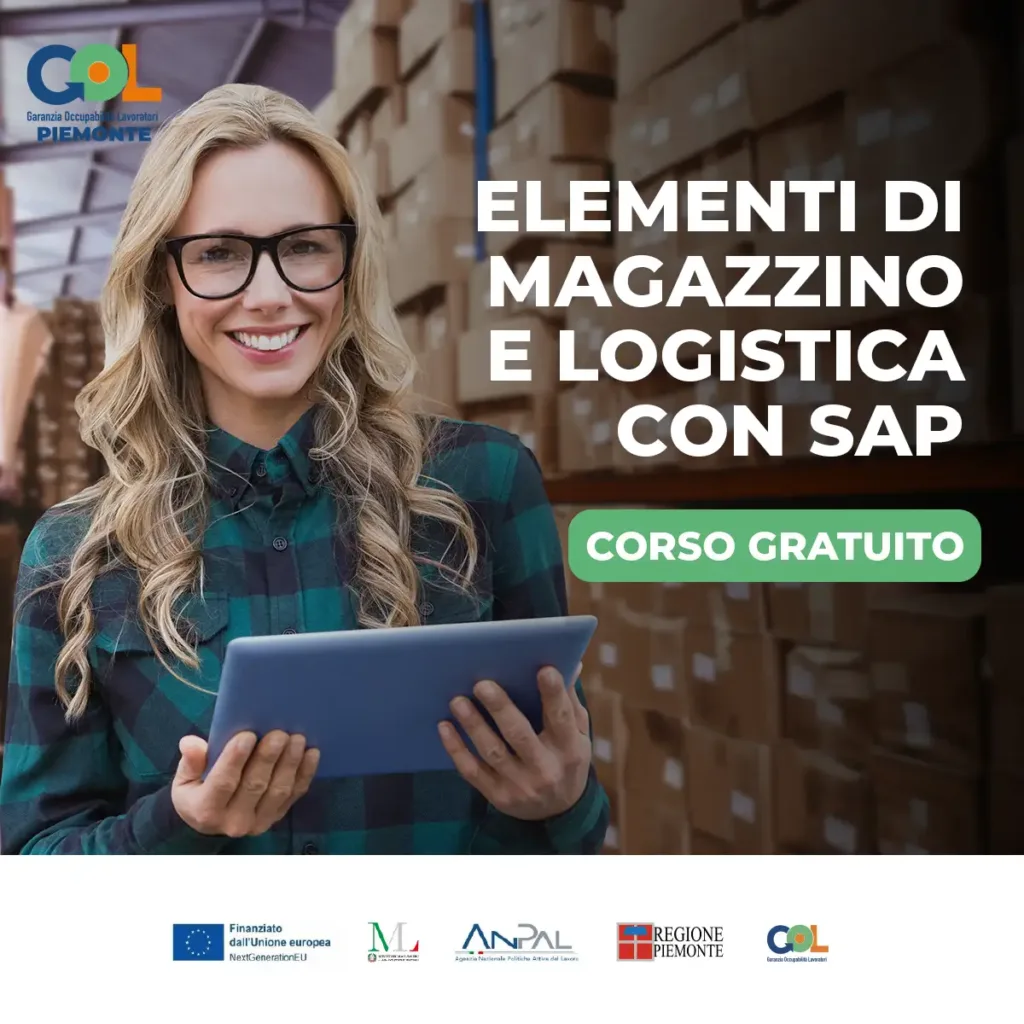 Programma GOL Piemonte, corsi gratuiti per disoccupati a Torino, corso magazzino e logistica | ForIT | ForIT